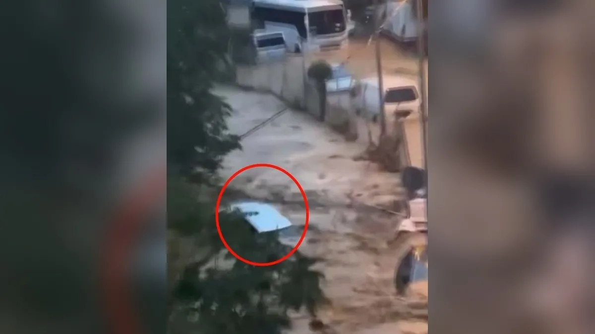 Dehşetin yeni görüntüleri kahretti: İşte sel sularına kapılan Ahmet Derin'in sürüklendiği o anlar - 2