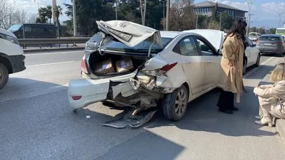 7 araç birbirine girdi: Biri çocuk 5 yaralı