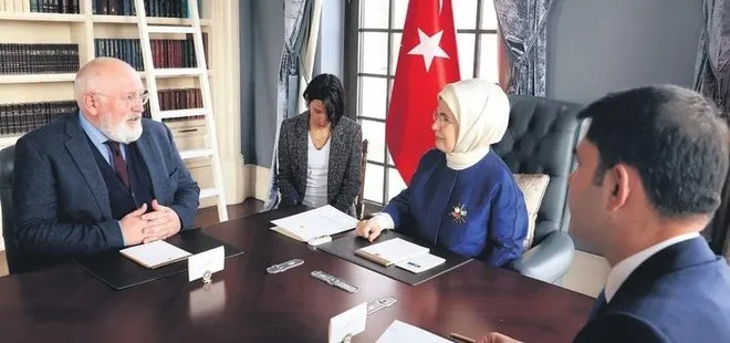 AB Komisyonu Kıdemli Başkan Yardımcısı Frans Timmermans: Emine Erdoğan gerçek bir çevre şampiyonu