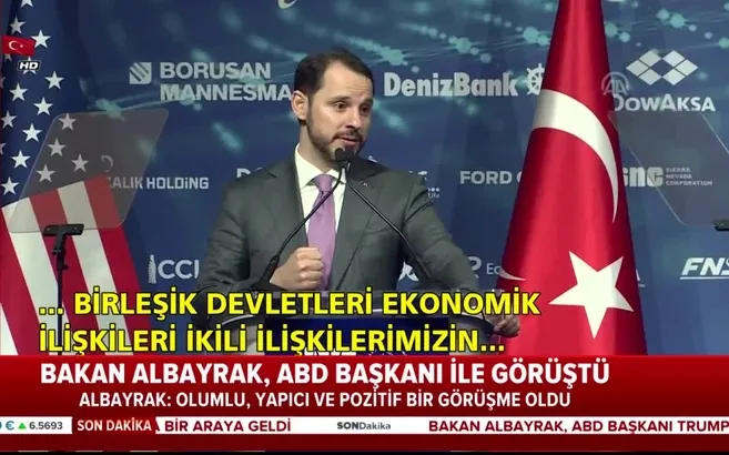 Beyaz Saray’da tarihi görüşme! Bakan Albayrak, ABD Başkanı Trump ile bir araya geldi