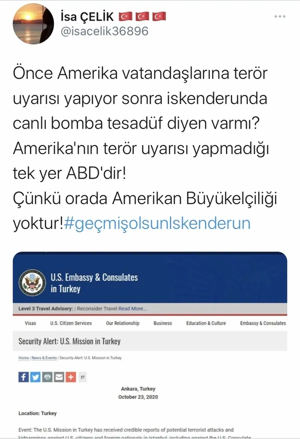 Yargıtay Üyesi İsa Çelik: İskenderun’da canlı bomba tesadüf diyen var mı?
