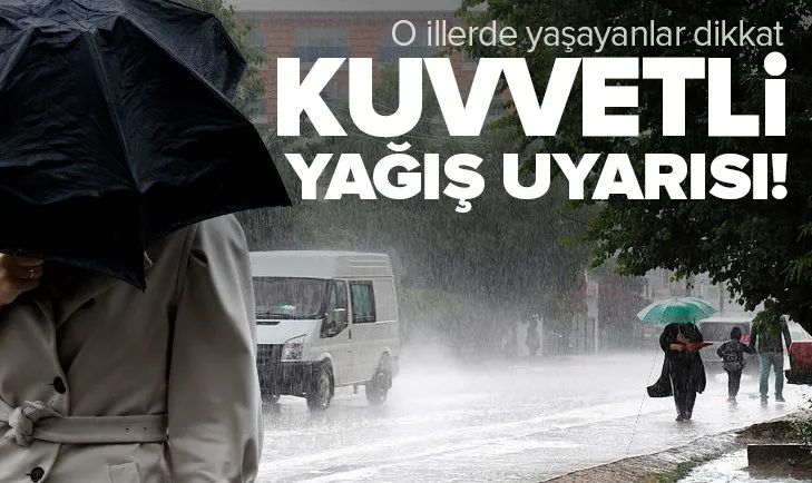 HAVA DURUMU | Meteorolojiden birçok il için sağanak yağış uyarısı | Bugün hava nasıl olacak? İstanbul Ankara İzmir 13 Haziran 2021
