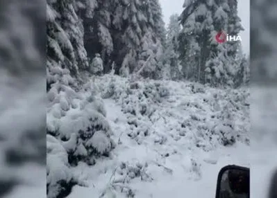 Karabük’te kar kalınlığı 20 santimetreyi aştı