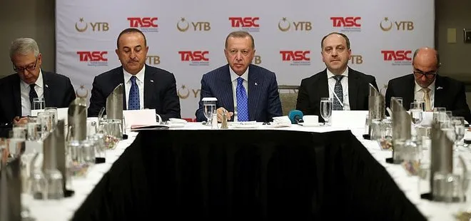 Başkan Erdoğan ABD’de Müslüman toplumunun temsilcileriyle görüştü