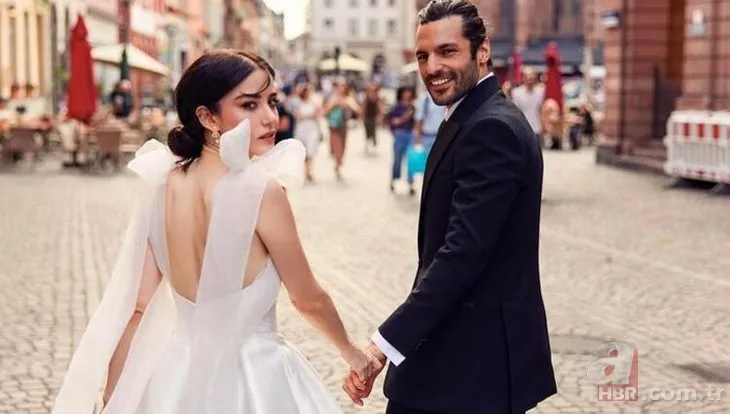 Serkan Çayoğlu ile nikah masasına oturan Özge Gürel’in gelinliğinin fiyatı dudak uçuklattı