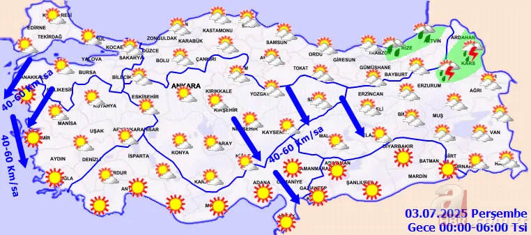 Meteoroloji uyardı: 5 Temmuz’da yeni dalga geliyor! Libya üzerinden Türkiye’yi etkisi altına alacak 11