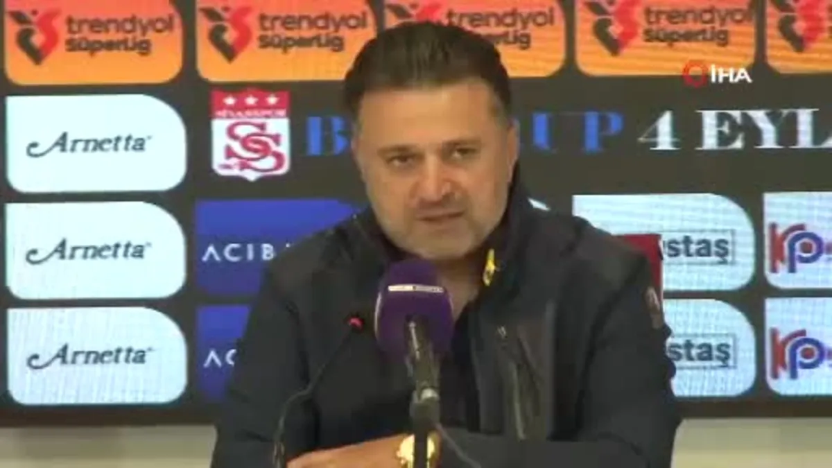 Sivasspor Teknik Direktörü Bülent Uygun: “3 puanı taraftara armağan ediyoruz”