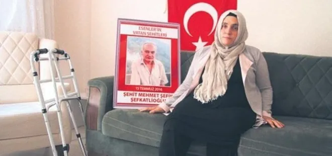 15 Temmuz’da eşini ve bir bacağını kaybeden Vahide Şefkatlıoğlu: İki cihanda çekecekler
