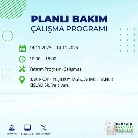 Hemen kontrol edin! 11 saat elektrik olmayacak: İstanbul’da hangi ilçeler kesinti yaşayacak? 6