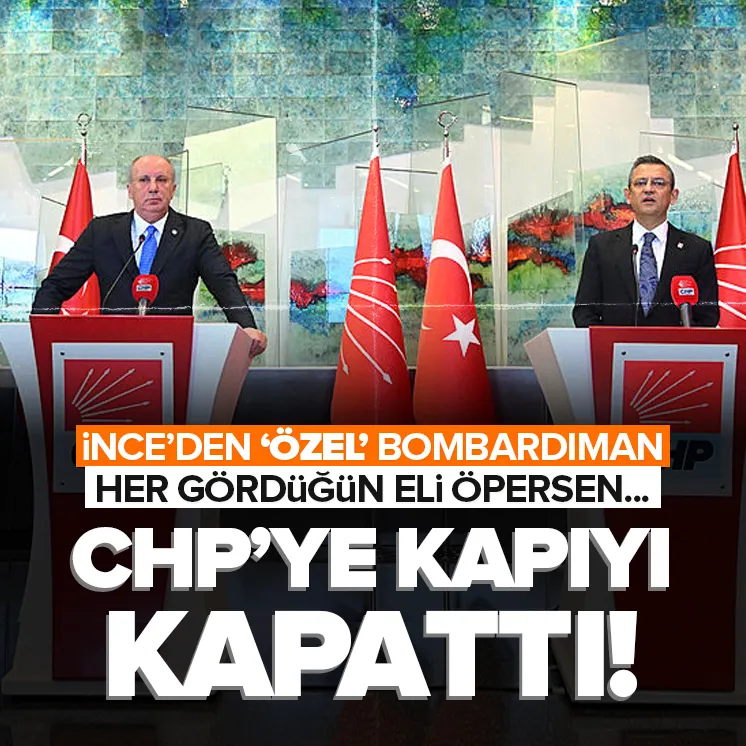 İnceden Özele bombardıman! Kapıyı kapattı