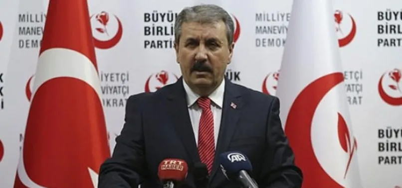 BBP Genel Başkanı Destici'den 'af' açıklaması