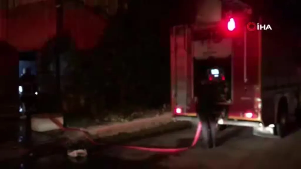 Kereste atölyesinde yangın: Facianın eşiğinden dönüldü