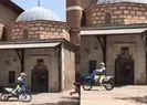 Mansur Yavaşın adamları Hacı Bayram-ı Veli Camii ve Türbesi önünde drift skandalına imza attı