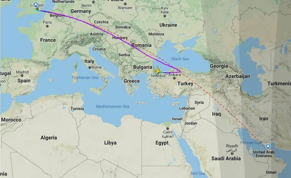 1633551456266.jpg Dünyanın en büyük uçaklarından biri İstanbul'a acil iniş yaptı: Kalp krizi geçiren kadına müdahale edildi - 2