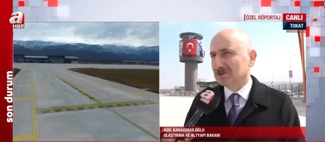 tokat-havalimani-aciliyor-turkiye-ulasimda-nasil-cag-atladi-ulastirma-ve-altyapi-bakani-karaismailoglu-a-haber-1648200888807.jpg Tokat havalimanı açıldı | Türkiye ulaşımda nasıl çağ atladı? Ulaştırma ve Altyapı Bakanı Karaismailoğlu A Haber'de - 4