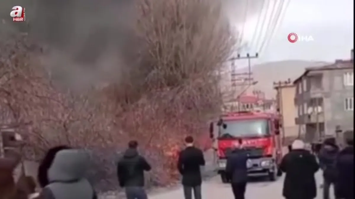 Odunluk ve tandır evi yangını