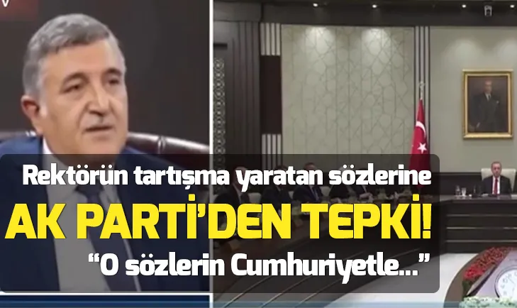 Rektör Ramazan Taşaltından haddini aşan sözler