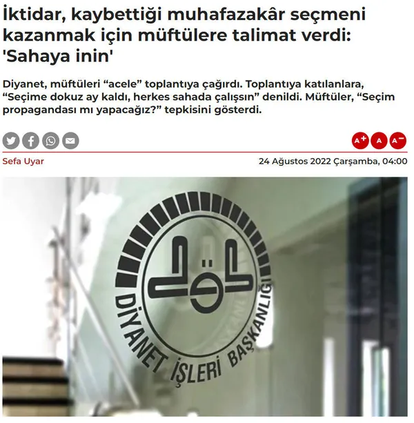 Cumhuriyet gazetesinin "imamlar" yalanına Diyanet'ten yanıt gecikmedi - 1
