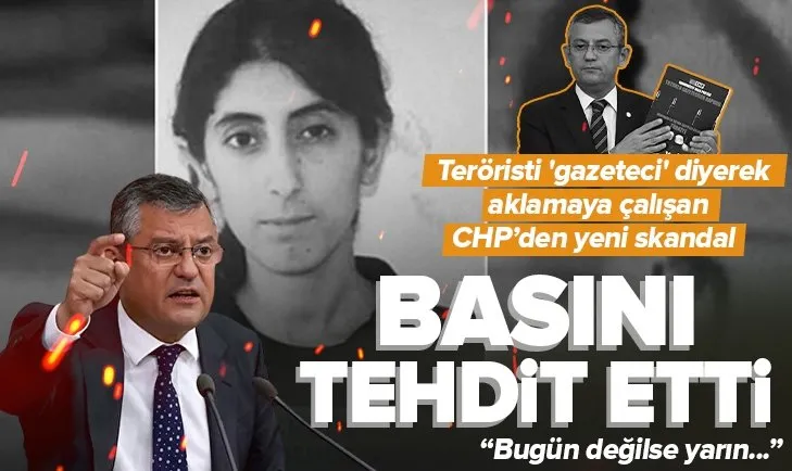Teröristi ’gazeteci’ diyerek aklamaya çalışan CHP şimdi de gazetecileri tehdit etti