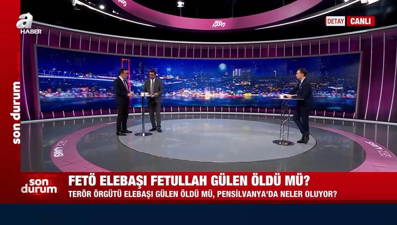 "FETÖ elebaşı (Fetullah Gülen) öldü" iddiasıyla ilgili A Haber canlı yayınında flaş açıklamalar