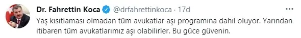 Son dakika: Sağlık Bakanı Fahrettin Koca açıkladı! Aşılamada yeni hamle... - 7