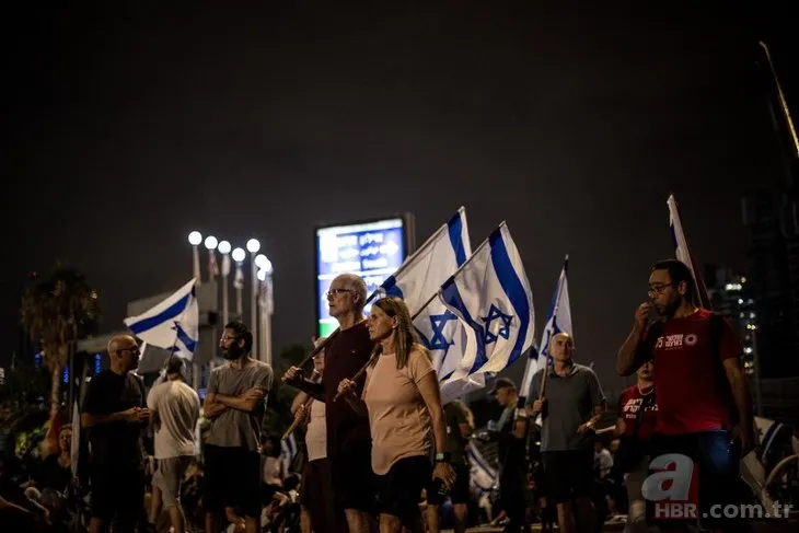 İsrail’de öfke büyüyor: On binlerce İsrailli Netanyahu hükümetine karşı meydanlara akın etti