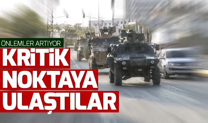 Suriye sınırında askeri hareketlilik