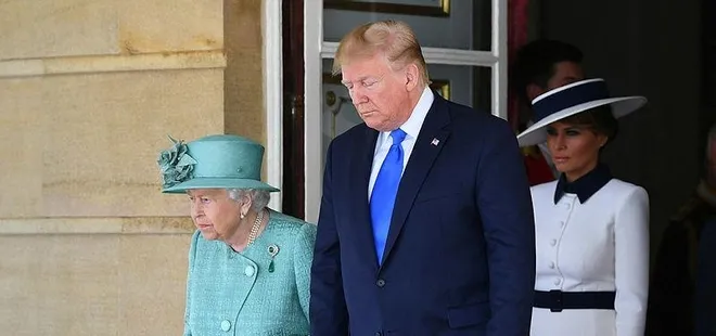 Trump’ı Prens ve Kraliçe karşıladı