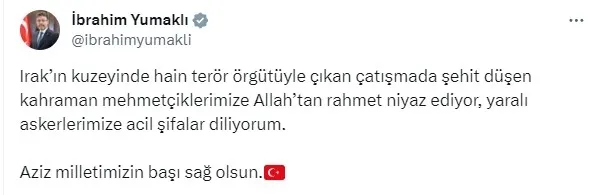 MSB acı haberi duyurdu: 6 kahraman asker şehit oldu, 1 kahraman asker yaralı