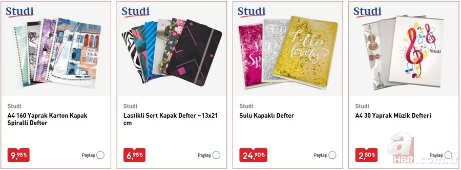 BİM okul eşyaları ne zaman gelecek? BİM kırtasiye malzemeleri, okul çantaları, defter, kalem fiyatları belli oldu 16