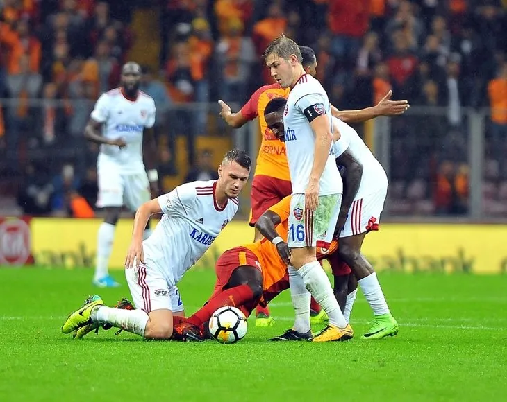 Galatasaray - Kardemir Karabükspor maçından kareler