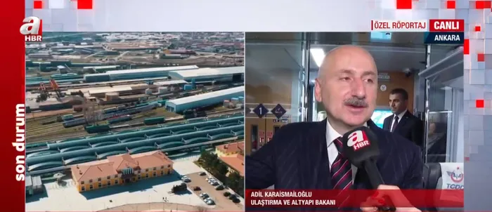 Ankara - Sivas hızlı treni ilk seferi için başkentten hareket etti! Ulaştırma ve Altyapı Bakanı Adil Karaismailoğlu'ndan A Haber'e özel açıklamalar - 6