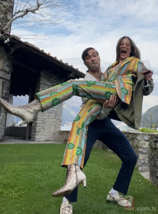 İlk kez paylaştı! Mert Demir ile Serenay Sarıkaya verdiği pozlarla sosyal medyayı salladı! 7