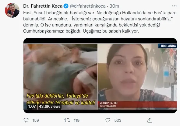 Türkiye Yunus bebek için harekete geçti! A Haber'in sesini duyurduğu aile için Hollanda'ya uçak gidecek! Acılı anne: Dünyaya çağrı yaptım tek Erdoğan duydu - 8