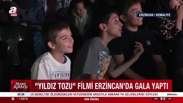 Yıldız Tozu filmi Erzincan’da gala yaptı