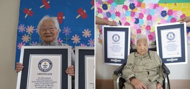 Guinness rekoru! İşte dünyanın en yaşlı tek yumurta ikizleri...