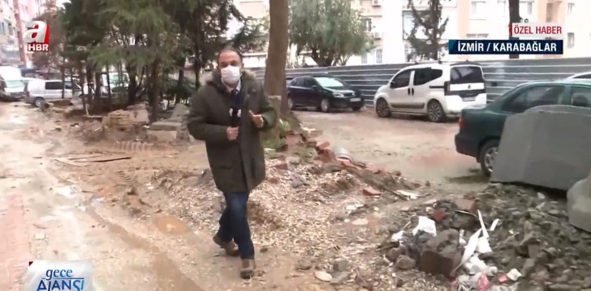 Izmir Karabaglar Da Chp Li Belediyeye Sevgi Yolu Tepkisi A Haber Ozel