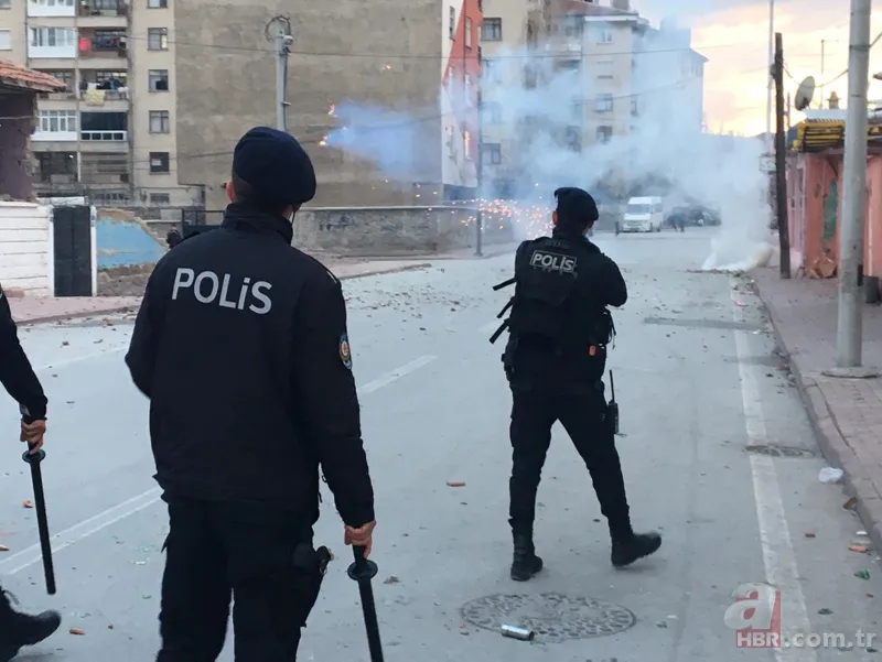 Konya'da iki aile sokak ortasında birbirine girdi 10