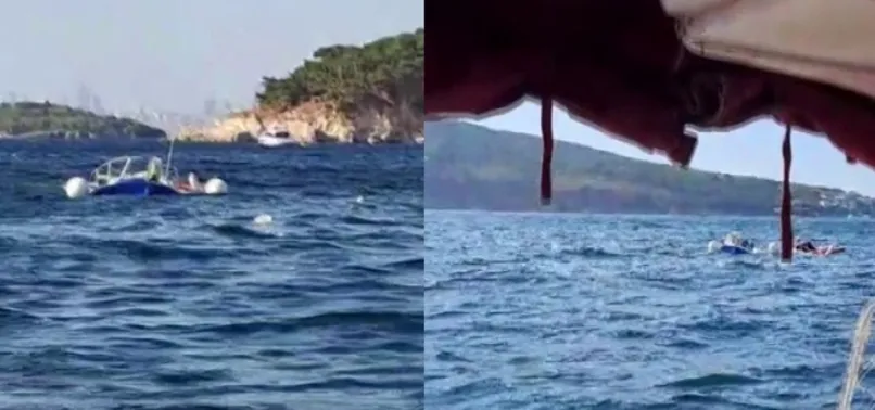 HEYBELİADA AÇIKLARINDA TEKNE BATTI: 7 KİŞİ KURTARILDI 