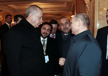 Putin, Başkan Erdoğan'ı böyle uğurladı