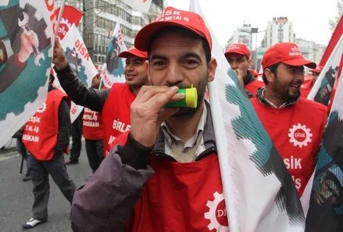 Taksim’de 1 Mayıs kutlamaları