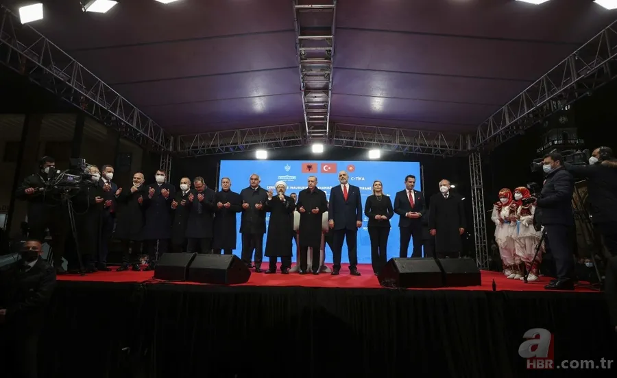 Tiran'daki Ethem Bey Camii'nin açılışı Başkan Erdoğan tarafından yapıldı 23