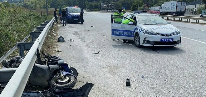 Yasağa rağmen ’U’ dönüşü yapan motosikletin sürücüsü kazada öldü
