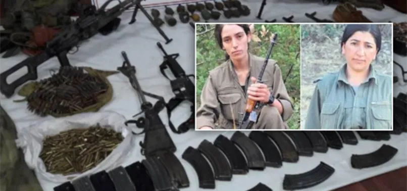 İki kadın terörist PKK'nın sniperleri çıktı