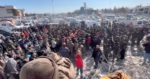 Ekiplerin kurtarma anı kamerada