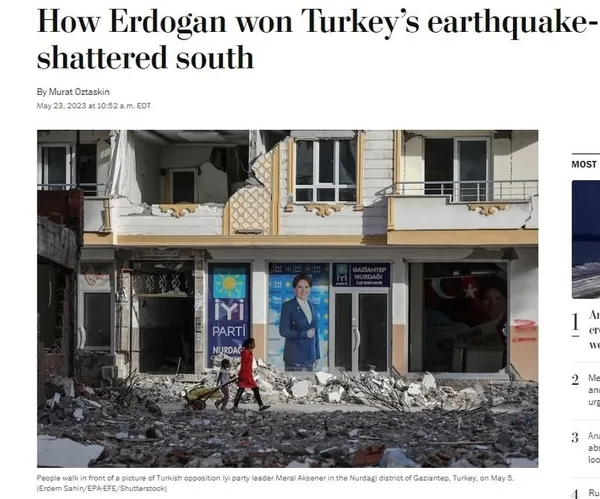 ABD gazetesi The Washington Post depremzedelere seçimi sordu!