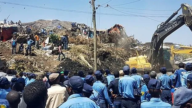 Etiyopya'da çöp yığınları 46 kişiyi yuttu - 2