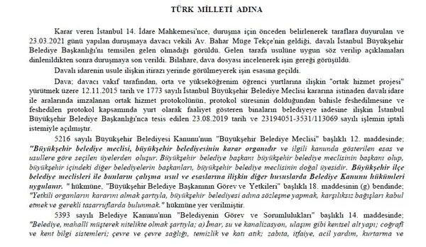 Son dakika: Mahkeme İBB'nin TÜRGEV yurtları kararını hukuka aykırı buldu - 3