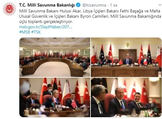 Son dakika: Milli savunma Bakanı Hulusi Akar’dan flaş Libya açıklaması: Hafter’e yardım bir an önce kesilmeli
