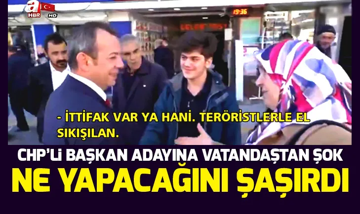 CHP’nin Bolu adayı Tanju Özcan’a vatandaşlardan şok